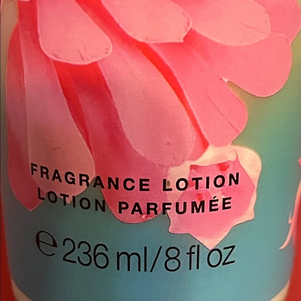 Victoria's Secret Peony Crush Fragrance Lotion - Pink and Cream